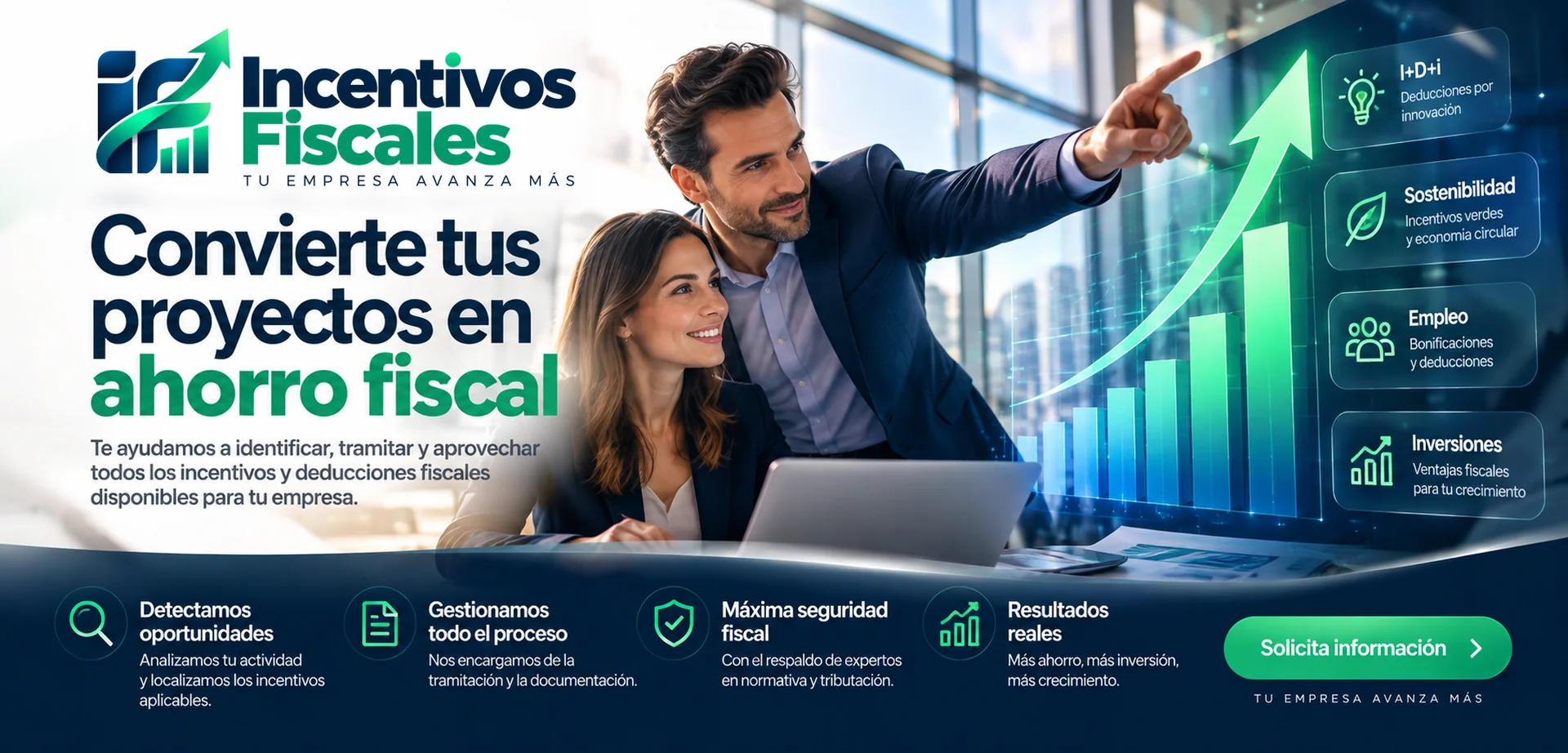 Incentivos Fiscales: convierte tus proyectos en ahorro fiscal